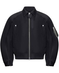 Sacai - Cotton Chino X Nylon Twill Blouson - Lyst