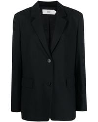 Closed - Wool Blend Double-Breasted Jacket - Lyst