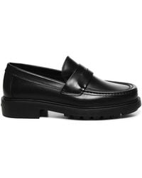 Ferragamo - Calfskin Loafers - Lyst