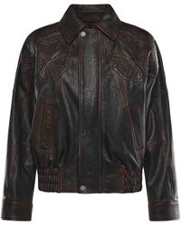 Golden Goose - Nappa Leather Bomber Jacket - Lyst
