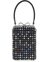 Self-Portrait - Multi Crystal Chainmail Handbag - Lyst