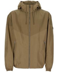 BOSS - Jacket With Hood And Zip - Lyst