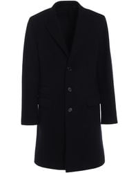 Neil Barrett - Skinny Fit Wool Blend Coat - Lyst
