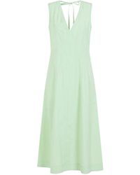 Bottega Veneta - Compact Cotton Midi Dress - Lyst