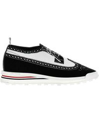 Thom Browne - Longwing Brouge Flat Shoes - Lyst