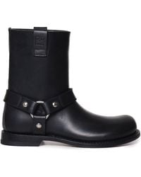Loewe - Smooth Leather Pull-On Boot - Lyst