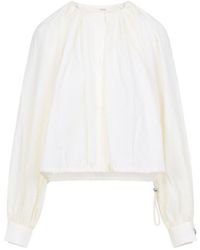 Co. - Gathered Shirt - Lyst