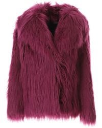 KARL LAGERFELD - Huns Pick Faux Fur Jacket - Lyst