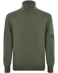 C.P. Company - Wool Blend Turtleneck - Lyst