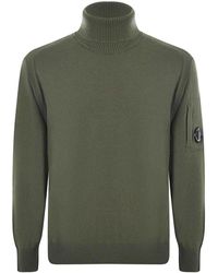C.P. Company - Wool Blend Turtleneck - Lyst