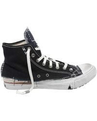 Maison Margiela - High Top Sneakers With Destructured Detail - Lyst