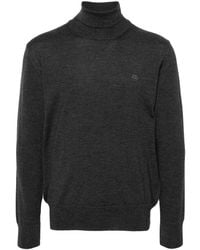 Etro - Turtleneck Sweater With Pegasus Embroidery - Lyst