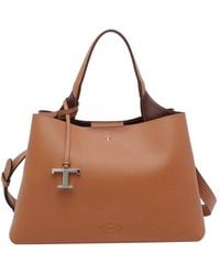 Tod's - Tods Kenya Medium Leather Handbag - Lyst