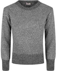 Herno - Alpaca And Wool Crewneck Sweater - Lyst