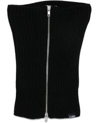 MM6 by Maison Margiela - High Zip Collar - Lyst