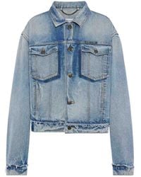 Maison Margiela - Light Cotton Denim Jacket - Lyst