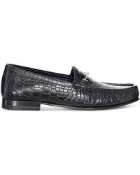 Tom Ford - Crocodile Print Leather Moccas - Lyst