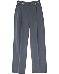 KARL LAGERFELD - Tailored Waist Zip Pants - Lyst