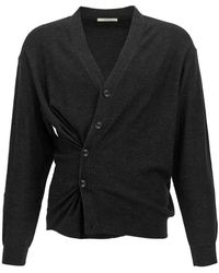Lemaire - Relaxed Twisted Cardigan - Lyst