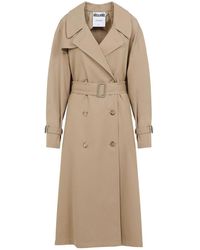 Moschino - Cotton Nylon Coat - Lyst