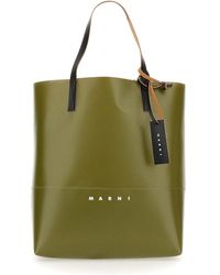 Marni - Shopping Bag With Logo - Lyst