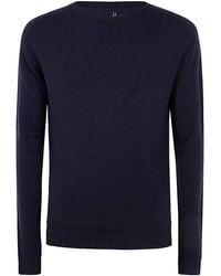 MD75 - Round Neck Merinos Sweater - Lyst