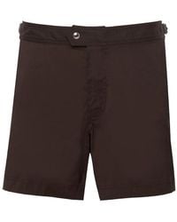 Tom Ford - Nylon Swimsuit With Side Straps - Lyst