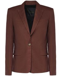 Pinko - Linen Blend Jacket - Lyst