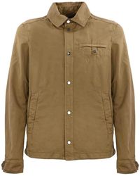 Herno - Jacket In Cotton And Linen Blend - Lyst