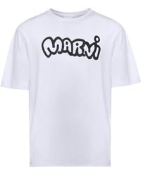 Marni - T-Shirts And Polos Cotton Knit - Lyst
