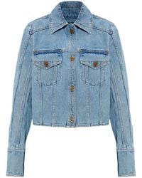 Balmain - Giacca Di Jeans - Lyst