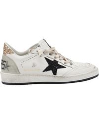 Golden Goose - Leather Ball Star Low Top Sneakers - Lyst