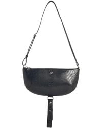 Courreges - Holy Eclipse Viper Blk Leather Bag - Lyst