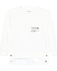 Elisabetta Franchi - Sweatshirt With Pocket - Lyst