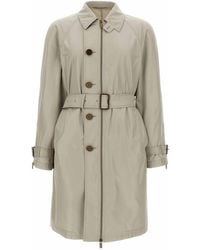 Burberry - Car Coat Silk - Lyst