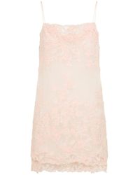 Ermanno Scervino - Silk Mini Dress - Lyst