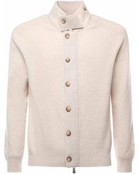 Giuliano Galiano - Virgin Wool Cardigan Jacket - Lyst