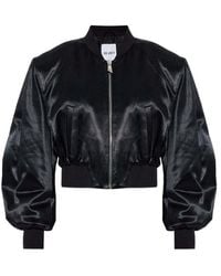 The Attico - Satin Bomber Jacket - Lyst