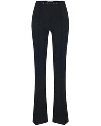 Elisabetta Franchi - Slim-Fit Trousers With Jewel Details - Lyst