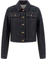 Thom Browne - Japanese Selvedge Denim Jacket - Lyst