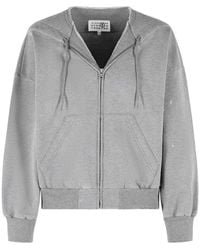 MM6 by Maison Margiela - Cotton Sweatshirt - Lyst