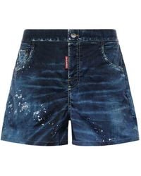 DSquared² - Style Five-Pocket Swim Shorts - Lyst