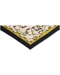 La DoubleJ - Reversible Fringe Silk Scarf - Lyst