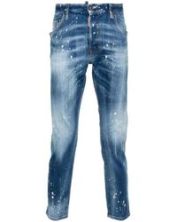 DSquared² - Skinny Cut Medium Jeans - Lyst