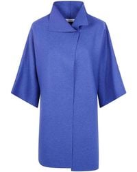 Harris Wharf London - Kimono Mantle Pressed Wool - Lyst