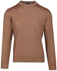 Fedeli - Crew Neck Sweater - Lyst