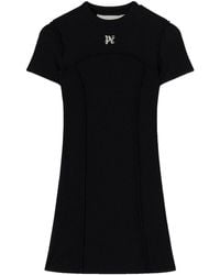 Palm Angels - Embroidered Logo Dress - Lyst