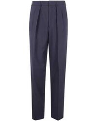 Tom Ford - Wool Cashmere Silk Reps Double Pleat Pants - Lyst