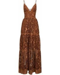 ERMANNO FIRENZE - Dress With Embroidery - Lyst