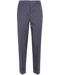 Peserico - Regular Waist Trousers - Lyst
